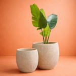 Petra Round Floor Planter